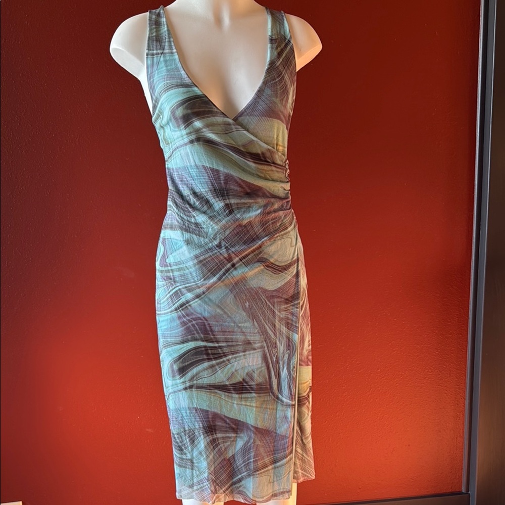 Sweet Pea Elegant Multicolor Sleeveless Dress